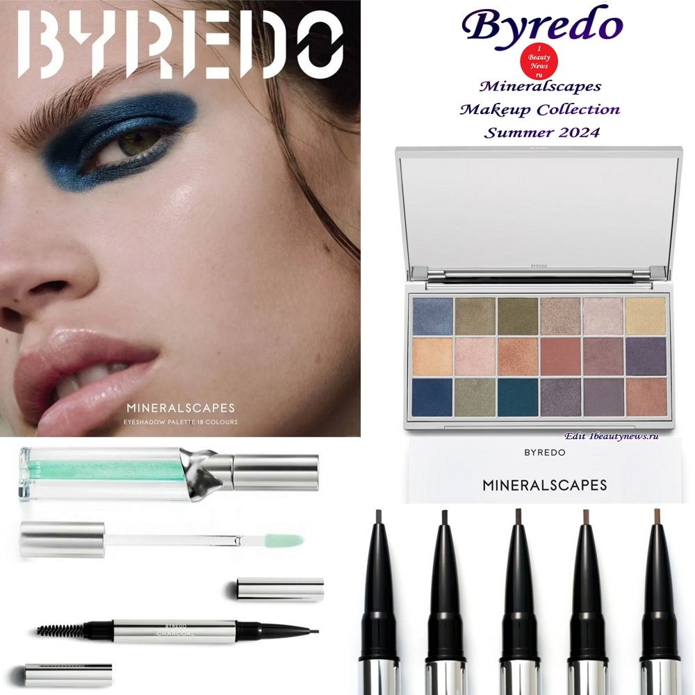 Летняя коллекция макияжа Byredo Mineralscapes Makeup Collection Summer 2024