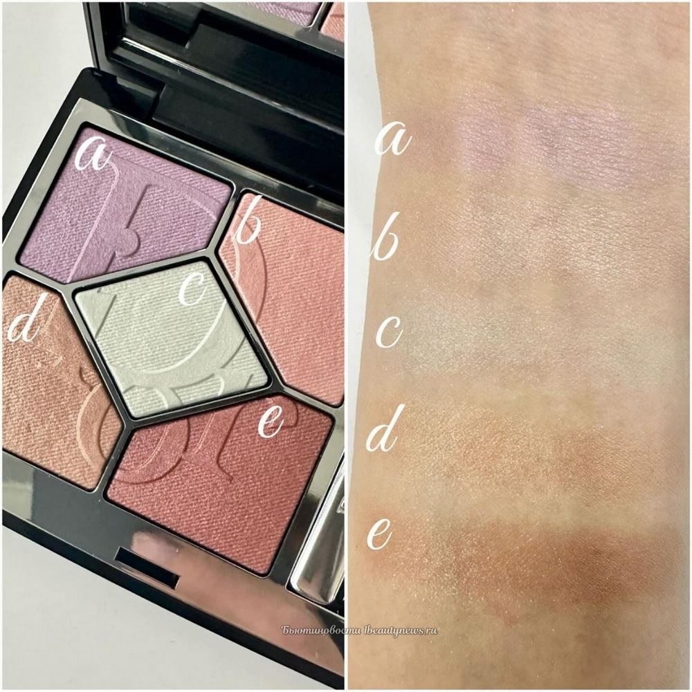 Dior Diorshow 5 Couleurs Couture Eyeshadow Summer 2024 - Swatches